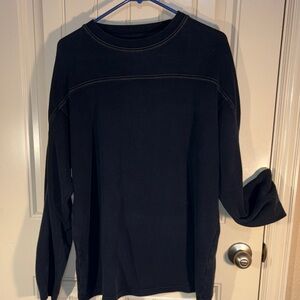 Arizona Jean Company Men's Dark Navy large Sweater with detailed stitching